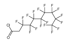 3,3,4,4,5,5,6,6,7,7,8,8,9,9,10,10,10-heptadecafluorodecanoyl chloride 结构式