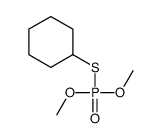 S-环己基-O,O-二甲基硫代磷酸酯 结构式
