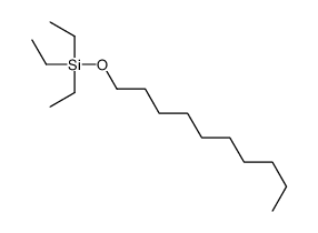 Silane, (decyloxy)triethyl- 结构式