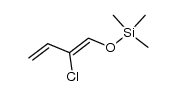 Silane, [(2-chloro-1,3-butadien-1-yl)oxy]trimethyl- 结构式