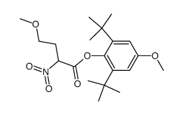 Butanoic acid, 4-methoxy-2-nitro-, 2,6-bis(1,1-dimethylethyl)-4-methoxyphenyl ester 结构式