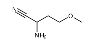 2-氨基-4-甲氧基丁腈 结构式
