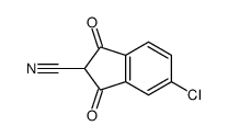 5-氯-1,3-二氧代茚-2-甲腈 结构式