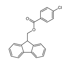 4-氯苯甲酸-9H-芴-9-基甲酯 结构式
