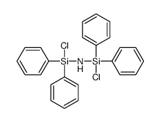 Silanamine, 1-chloro-N-(chlorodiphenylsilyl)-1,1-diphenyl- 结构式