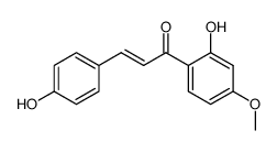 4'-O-甲基异甘草素 结构式
