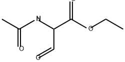2-乙酰氨基-3-氧代丙酸乙酯 结构式