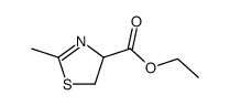 4,5-二氢-2-甲基-4-噻唑羧酸乙酯 结构式