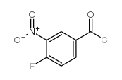 3-硝基-4-氟苯甲酰氯 结构式