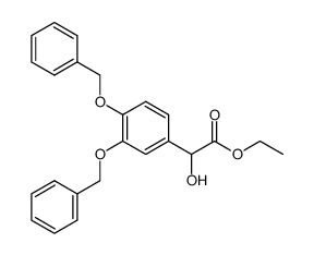 α-羟基-3,4-双(苄氧基)苯乙酸乙酯 结构式