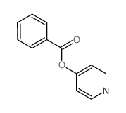 4-吡啶基苯甲酸酯 结构式