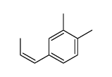 1,2-二甲基-4-(1-丙烯-1-基)苯 结构式