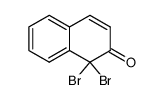 1,1-二溴-2(1H)-萘酮 结构式