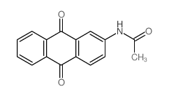 2-乙酰氨基-9,10-蒽醌 结构式