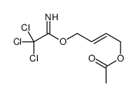 Ethanimidic acid, 2,2,2-trichloro-, 4-(acetyloxy)-2-butenyl ester, (Z)- 结构式