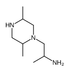 1-(2,5-二甲基哌嗪-1-基)丙-2-胺 结构式