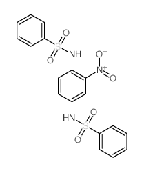Benzenesulfonamide,N,N'-(2-nitro-p-phenylene)bis- (8CI) 结构式