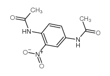 1,4-二乙酰氨基-2-硝基苯 结构式