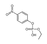 Phosphoric acid, monoethyl mono(4-nitrophenyl) ester 结构式