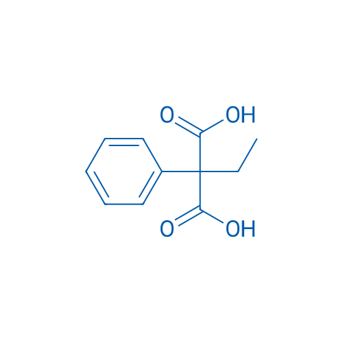 2-乙基-2-苯基丙二酸 结构式