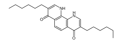 3,8-二己基-1,10-二氢-1,10-菲咯啉-4,7-二酮 结构式