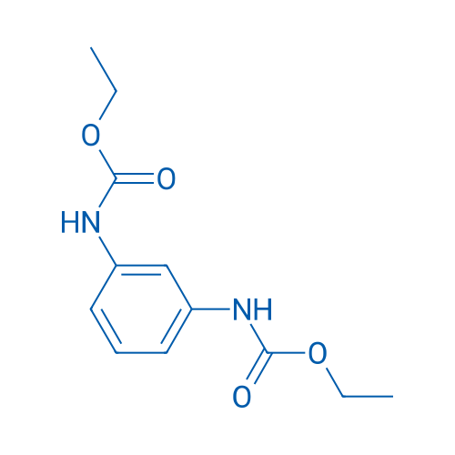 1,3-亚苯基二氨基甲酸二乙酯 结构式