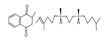 2-Methyl-3-(3,7,11,15-tetramethyl-hexadec-2-enyl)-2,3-dihydro- [1,4]naphthoquinone 结构式