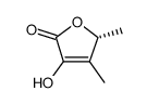(5R)-3-羟基-4,5-二甲基-2(5H)-呋喃酮 结构式