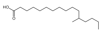 12-甲基十六烷酸 结构式