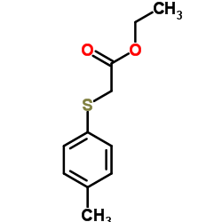 4-甲基-(苯基硫代)乙酸乙酯 结构式