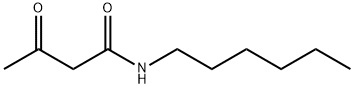 N-己基乙酰乙酰胺 结构式