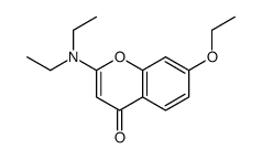 2-(二乙氨基)-7-乙氧基色酮 结构式
