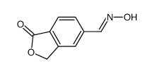 5-Isobenzofurancarboxaldehyde, 1,3-dihydro-1-oxo-, 5-oxime 结构式