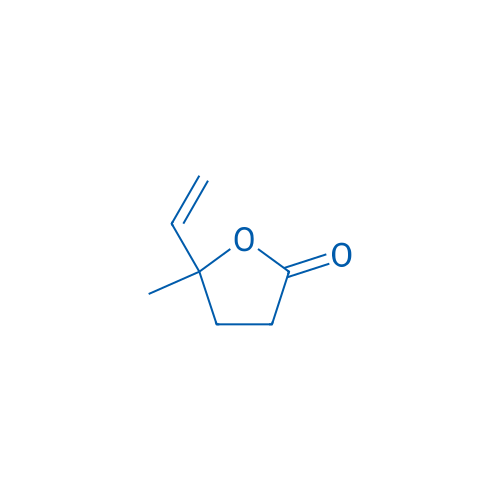 5-乙烯基-5-甲基四氢呋喃-2-酮 结构式