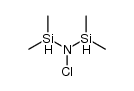 N-氯-N-(二甲基硅基)-1,1-二甲基硅胺 结构式