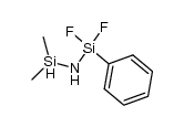 N-(Dimethylsilyl)-1,1-difluoro-1-phenylsilanamine 结构式