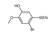 2-溴-5-羟基-4-甲氧基苯甲腈 结构式