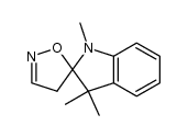1,3-二氢-1,3,3-三甲基-螺[2H-吲哚-2,5'(4'H)-异恶唑] 结构式