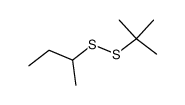 Disulfide, 1,1-dimethylethyl 1-methylpropyl (9CI) 结构式