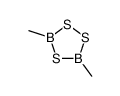 3,5-二甲基-1,2,4,3,5-三硫杂二硼杂环戊烷 结构式