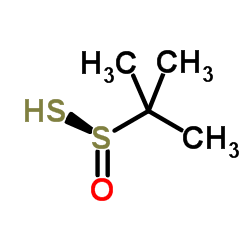 (S)-(-)-叔丁基亚磺酸硫代叔丁酯 结构式