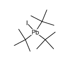 Plumbane, tris(1,1-dimethylethyl)iodo- 结构式
