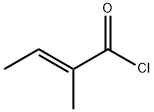 (E)-2-甲基-2-丁烯酰氯 结构式