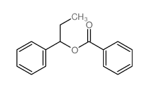 Benzenemethanol, a-ethyl-, 1-benzoate 结构式