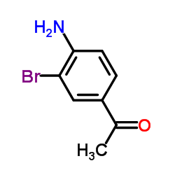 1-(4-氨基-3-溴-苯基)-乙烯酮 结构式