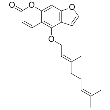 佛手柑素 结构式