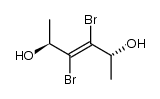 3,4-二溴-3-己烯-2,5-二醇 结构式