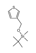 ((thiophen-3-yl)methoxy)(tert-butyl)dimethylsilane 结构式