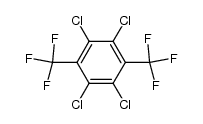 1,2,4,5-四氯-3,6-双(三氟甲基)苯 结构式