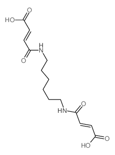 3-[6-(3-carboxyprop-2-enoylamino)hexylcarbamoyl]prop-2-enoic acid 结构式